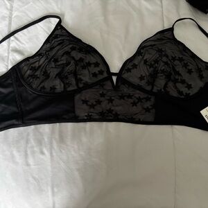 Sexy Elegant Black Lace Bralette